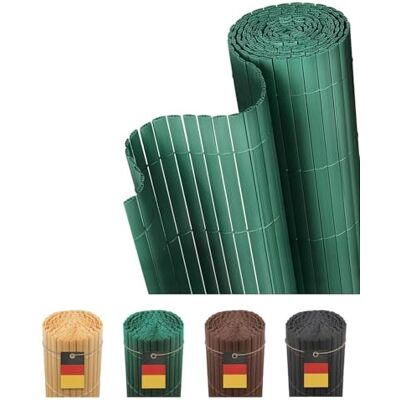 paramondo Canniccio PVC Recinzione Frangivista Triplo Rinforzo Paravista, Resistente ai Raggi UV Resistente, Impermeabile, Protettivo Frangivento per Giardino, Balcone & Terrazza, 120 x 500 cm, Verde paramondo Canniccio PVC Recinzione Frangivista Triplo Rinforzo Paravista, Resistente ai Raggi UV Resistente, Impermeabile, Protettivo Frangivento per Giardino, Balcone & Terrazza, 120 x 500 cm, Verde