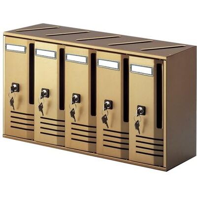 Alubox CUBO BLOCCHIERA BRONZO Alubox CUBO BLOCCHIERA BRONZO
