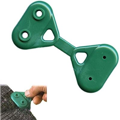 STI Gancio Rete ombreggiante Ombra telo Verde Giardino Frangisole Frangivista 100 PZ Verde STI Gancio Rete ombreggiante Ombra telo Verde Giardino Frangisole Frangivista 100 PZ Verde