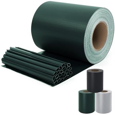 Sekey Strisce frangivista in PVC per recinzioni a Doppia Asta, 35 m x 19 cm, 26 Clip di Fissaggio, Protezione da sguardi indiscreti, Anti-UV, Resistente alle intemperie, Protezione dal Vento per Sekey Strisce frangivista in PVC per recinzioni a Doppia Asta, 35 m x 19 cm, 26 Clip di Fissaggio, Protezione da sguardi indiscreti, Anti-UV, Resistente alle intemperie, Protezione dal Vento per
