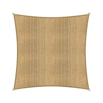 LUMALAND Telo Solare Luminoso - 3x3m Protezione UV - Sabbia LUMALAND Telo Solare Luminoso - 3x3m Protezione UV - Sabbia