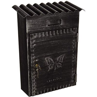 BLINKY Vigor Cassetta Grande per Lettere Ferro Battuto, Antichizzata, 22x10x31 BLINKY Vigor Cassetta Grande per Lettere Ferro Battuto, Antichizzata, 22x10x31