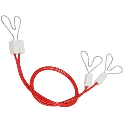 Voss Cavo di allacciamento, recinzioni elettriche, con 3 terminali a Cuore, Lunghezza 40 cm Voss Cavo di allacciamento, recinzioni elettriche, con 3 terminali a Cuore, Lunghezza 40 cm
