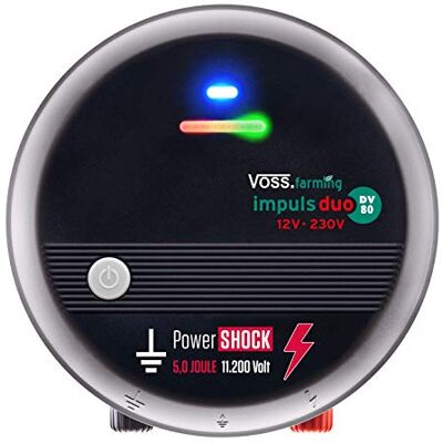 Voss Elettrificatore Impuls Duo DV80 12 V/230 V per recinto Elettrico, recinzioni da pascolo Voss Elettrificatore Impuls Duo DV80 12 V/230 V per recinto Elettrico, recinzioni da pascolo