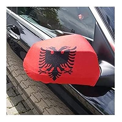 AZ FLAG Bandiera Albania in Poliestere, Confezione da 2 AZ FLAG Bandiera Albania in Poliestere, Confezione da 2