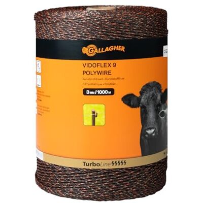 Gallagher Filo Vidoflex TurboLine Plus 9 terra 1000m Gallagher Filo Vidoflex TurboLine Plus 9 terra 1000m