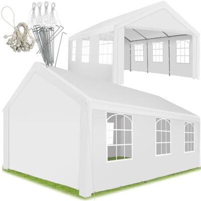 tectake ® Gazebo da Giardino 6 x 4 m, Tendone Impermeabile, Protezione UV50+ tectake ® Gazebo da Giardino 6 x 4 m, Tendone Impermeabile, Protezione UV50+