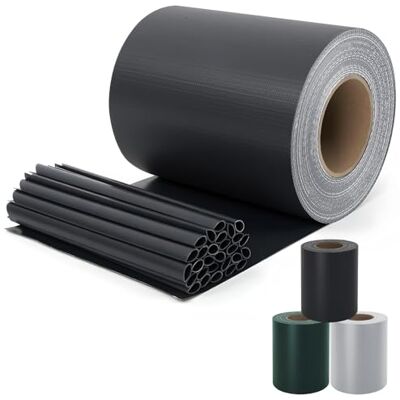 Sekey Strisce frangivista in PVC per recinzioni a Doppia Asta, 35 m x 19 cm, 26 Clip di Fissaggio, Protezione da sguardi indiscreti, Anti-UV, Resistente alle intemperie, Protezione dal Vento, per Sekey Strisce frangivista in PVC per recinzioni a Doppia Asta, 35 m x 19 cm, 26 Clip di Fissaggio, Protezione da sguardi indiscreti, Anti-UV, Resistente alle intemperie, Protezione dal Vento, per