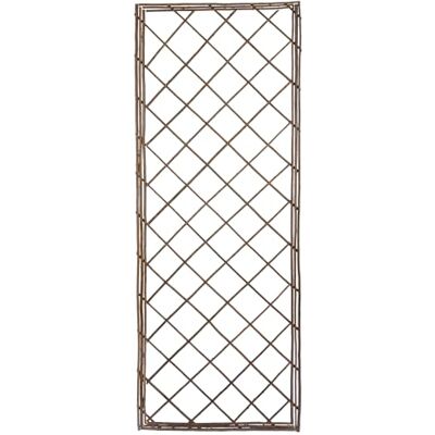 Windhager Salice traliccio rettangolare in legno di salice, 55 x 150 cm, supporto per piante rampicanti, per pareti di casa, recinzioni o balconi Windhager Salice traliccio rettangolare in legno di salice, 55 x 150 cm, supporto per piante rampicanti, per pareti di casa, recinzioni o balconi