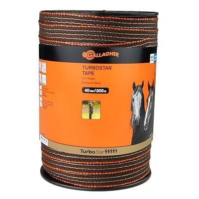 Gallagher Nastro TurboStar 40mm terra 200m Gallagher Nastro TurboStar 40mm terra 200m