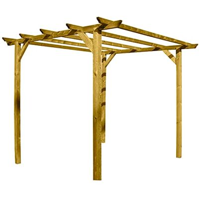 Papillon Pergolato , 3 x 3 m, in legno, 4 pali Papillon Pergolato , 3 x 3 m, in legno, 4 pali