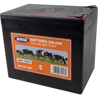 AMA Batteria Zinco-Carbone 9V 90A per Recinti Elettrici AMA Batteria Zinco-Carbone 9V 90A per Recinti Elettrici