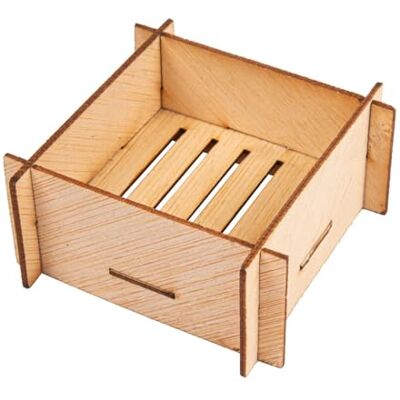 Garcia de Pou Mini Recipiente Per Snacks 6,3X6,3X3 Cm Naturale Bamboo 100 Unità Garcia de Pou Mini Recipiente Per Snacks 6,3X6,3X3 Cm Naturale Bamboo 100 Unità