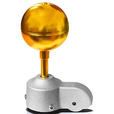 Anley Autentico Camion con Asta portabandiera con puleggia in Nylon e Cappello a Cilindro Dorato Corpo in Alluminio pressofuso a Nastro Asta per Bandiera per carichi Pesanti Camion stazionario Anley Autentico Camion con Asta portabandiera con puleggia in Nylon e Cappello a Cilindro Dorato Corpo in Alluminio pressofuso a Nastro Asta per Bandiera per carichi Pesanti Camion stazionario