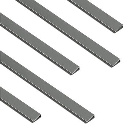Sekey Clip di fissaggio in PVC 5pcs x 1m, Accessori per Canniccio in PVC, per Recinzione Frangivista, Grigio Sekey Clip di fissaggio in PVC 5pcs x 1m, Accessori per Canniccio in PVC, per Recinzione Frangivista, Grigio