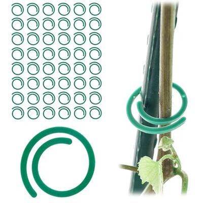 KADAX Set di 50 Clip per Piante, Clip per Piante rampicanti e rampicanti, Accessori per sostenere pomodori in Giardino e Serra (Spirale) KADAX Set di 50 Clip per Piante, Clip per Piante rampicanti e rampicanti, Accessori per sostenere pomodori in Giardino e Serra (Spirale)