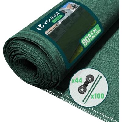 Schermo Privacy VOUNOT 1.8×20m, Recinzione HDPE, Verde Schermo Privacy VOUNOT 1.8×20m, Recinzione HDPE, Verde