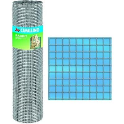 VIGOR Rete Zincata 6,3x6,3cm - Rullo 10m - Recinzione Giardino VIGOR Rete Zincata 6,3x6,3cm - Rullo 10m - Recinzione Giardino