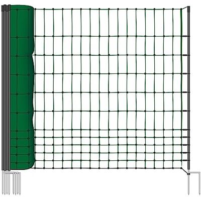 Voss Rete pollame Classic per recinzioni Non elettrificabili, 112 cm di Altezza e 50 m di Lunghezza, a Punta Doppia, Dotata di 16 Pali, Colore Verde Voss Rete pollame Classic per recinzioni Non elettrificabili, 112 cm di Altezza e 50 m di Lunghezza, a Punta Doppia, Dotata di 16 Pali, Colore Verde
