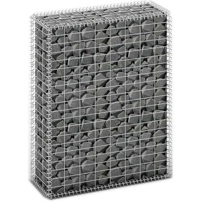BAKAJI Rete Gabbione per Sassi in Acciaio Galvanizzato, Recinzione Orto da Giardino, Gabbioni Cestello Metallico Resistente alle Intemperie e Durevole, Muri di Sostegno Recinti (100 x 80 x 30 cm) BAKAJI Rete Gabbione per Sassi in Acciaio Galvanizzato, Recinzione Orto da Giardino, Gabbioni Cestello Metallico Resistente alle Intemperie e Durevole, Muri di Sostegno Recinti (100 x 80 x 30 cm)