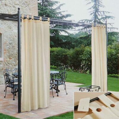 Morbidissimi – Tenda Gazebo Idrorepellente e Resistente, Tenda da Esterno 140x240 cm Per Gazebo, Dotata di Passanti Con Chiusura A Bottone, 100% Made in Italy Panna Morbidissimi – Tenda Gazebo Idrorepellente e Resistente, Tenda da Esterno 140x240 cm Per Gazebo, Dotata di Passanti Con Chiusura A Bottone, 100% Made in Italy Panna