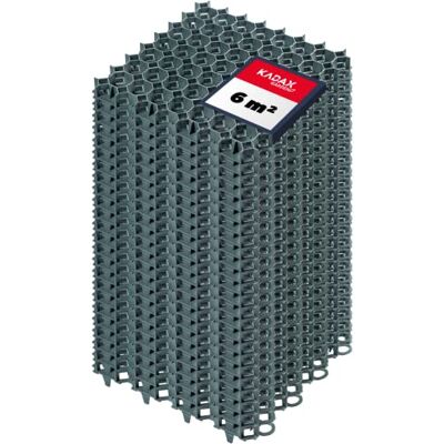 KADAX Lawn Grille fatta di plastica, 50x50 cm, 6 m˛, griglia la protezione da prato, nidovi prato con piatto di paddock, pannelli della griglia prato (verde, quadrato, 24 pezzi) KADAX Lawn Grille fatta di plastica, 50x50 cm, 6 m˛, griglia la protezione da prato, nidovi prato con piatto di paddock, pannelli della griglia prato (verde, quadrato, 24 pezzi)