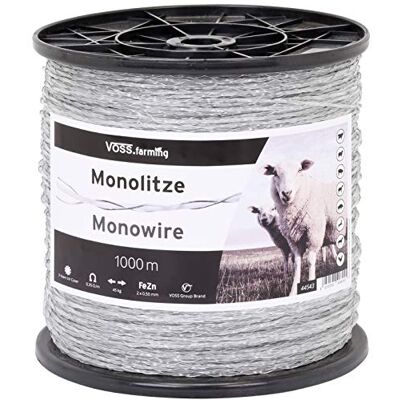Voss Monofilo con multifilamento in Acciaio zincato, Lunghezza 1000 m, Colore Trasparente Voss Monofilo con multifilamento in Acciaio zincato, Lunghezza 1000 m, Colore Trasparente