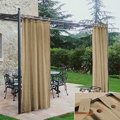 Morbidissimi – Tenda Gazebo Idrorepellente e Resistente, Tenda da Esterno 140x270 cm Per Gazebo, Dotata di Passanti Con Chiusura A Bottone, 100% Made in Italy Beige Morbidissimi – Tenda Gazebo Idrorepellente e Resistente, Tenda da Esterno 140x270 cm Per Gazebo, Dotata di Passanti Con Chiusura A Bottone, 100% Made in Italy Beige