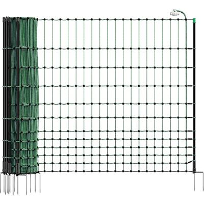 Voss Rete elettrificabile per pollame farmNET, 50 m di Lunghezza, 112 cm di Altezza, a 2 Punte, Verde, Rete per recinto Elettrico, Rete per oche, polli, Galline, Tacchini, Anatre Voss Rete elettrificabile per pollame farmNET, 50 m di Lunghezza, 112 cm di Altezza, a 2 Punte, Verde, Rete per recinto Elettrico, Rete per oche, polli, Galline, Tacchini, Anatre