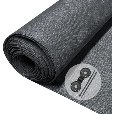 Vounot - Rete di occultamento 1x20m - Antracite - Privacy Screen Vounot - Rete di occultamento 1x20m - Antracite - Privacy Screen