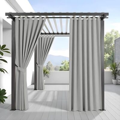 Morbidissimi Tenda Gazebo Idrorepellente e Resistente, Tenda Da Esterno 140x270 cm per Gazebo, Dotata di Passanti con Chiusura a Strappo, 100% Made in Italy Grigio Morbidissimi Tenda Gazebo Idrorepellente e Resistente, Tenda Da Esterno 140x270 cm per Gazebo, Dotata di Passanti con Chiusura a Strappo, 100% Made in Italy Grigio