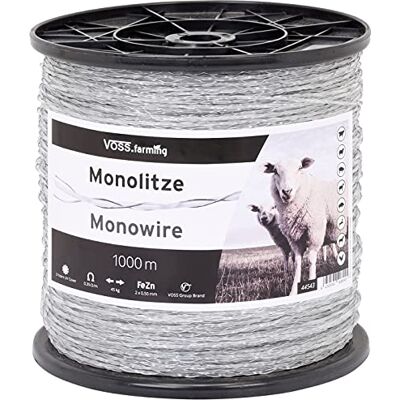 Voss Monofilo con multifilamento in Acciaio zincato, Lunghezza 1000 m, Colore Trasparente Voss Monofilo con multifilamento in Acciaio zincato, Lunghezza 1000 m, Colore Trasparente