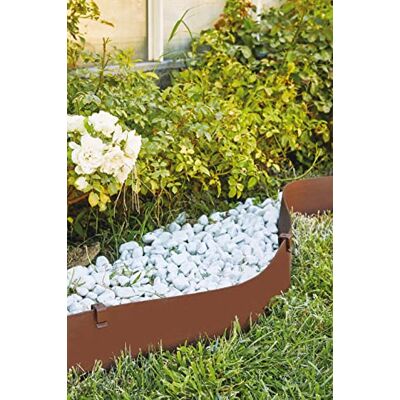 VERDEMAX Bordo flessibile con picchetti mt. 5 x cm. 12,5 VERDEMAX Bordo flessibile con picchetti mt. 5 x cm. 12,5