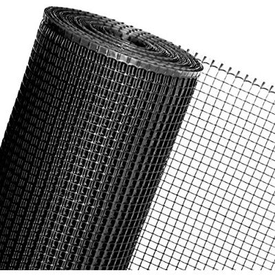 HaGa ® Recinzione in plastica da 10 m, altezza 0,6 m, colore nero, compatibile con piante, resistente alla putrefazione, protezione UV HaGa ® Recinzione in plastica da 10 m, altezza 0,6 m, colore nero, compatibile con piante, resistente alla putrefazione, protezione UV