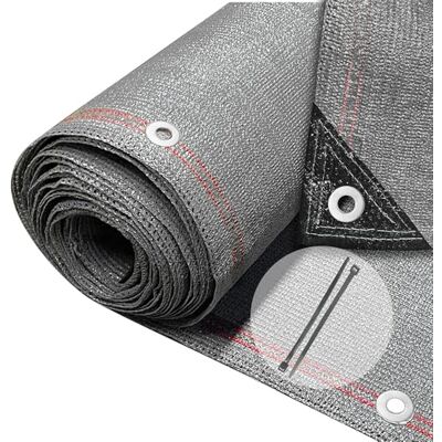 VOUNOT ® Rete Ombreggiante 1.5×20m, Telo Frangivista Recinzione Giardino 230 g/m² HDPE, Tessuto Ombra Privacy Antistrappo Antivento con Fascette, per Esterno, Serra, Balcone, Giardino, Grigio VOUNOT ® Rete Ombreggiante 1.5×20m, Telo Frangivista Recinzione Giardino 230 g/m² HDPE, Tessuto Ombra Privacy Antistrappo Antivento con Fascette, per Esterno, Serra, Balcone, Giardino, Grigio