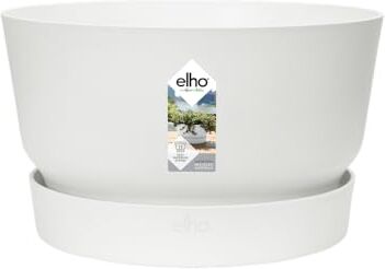 Elho Greenville Bowl Vaso, Bianco, 33 CM