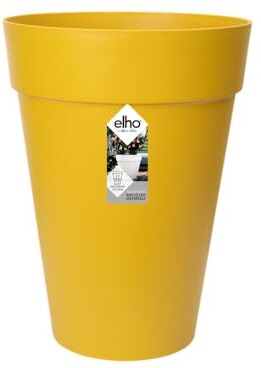 Elho Loft Urban Round High 35 Vaso Giallo Esterno Ø 33.5 x H 45.3 cm