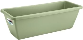 Elho Barcelona Trough 50 Fioriera Verde Balconeesterno L 19 x W 49.8 x H 16 cm