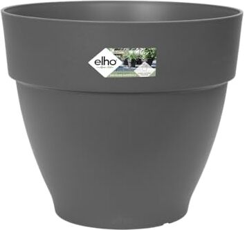 Elho Vibia Campana Round 40 Vaso per Esterno Ø 39.0 x H 33.4 cm Nero/Anthracite