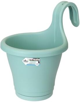 Elho Corsica Easy Hanger Vaso da Balcone Single Fioriera, Menta, Singolo