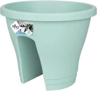 Elho Corsica Flower Bridge Vaso da Balcone Fioriera, Menta, 30 cm