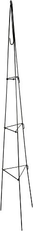 Windhager Rankturm  Piramide pieghevole per piante rampicanti, supporto per tralicci, 110 cm, verde