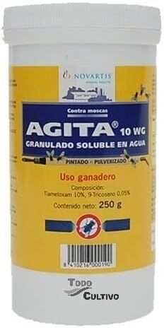 Zayta AGITA 10 WG 250 gr CONTROLLO MOSCA. 3 MESI DI PERSISTENZA 10% a base di tiametoxam