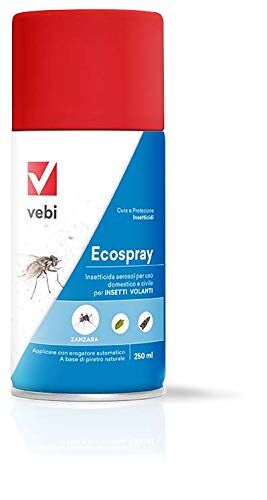 VEBI ECOSPRAY INSETTICIDA ATTIVO CONTRO GLI INSETTI VOLANTI DA USARE NELLE MACCHINETTE AUTOMATICHE CONFEZIONE DA 250 ML