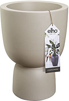 Elho Pure Coupe 41 Vaso per Interno E Esterno Ø 41.3 x H 57.9 cm Beige/Balanced Beige