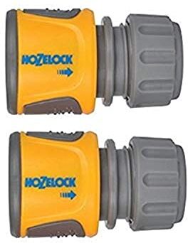 Hozelock 2070, Soft Touch raccordo per tubo da giardino, confezione da 2