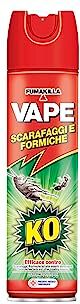 Vape , Scarafaggi e Formiche Spray, Insetticida Scarafaggi, Formiche e Altri Insetti Striscianti, Adatto per l'Uso Domestico, 400ml