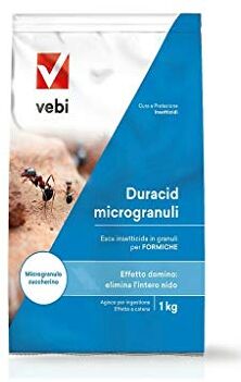 VEBI INSETTICIDA GRANULARE DURACID MICROGRANULI per formiche e Insetti ANTIFORMICA 1 kg AMDGarden