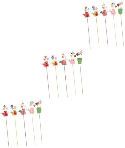 ERINGOGO 15 Pezzi Composizione Floreale Artistico Fioriere Per Interni Per Fiori In Metallo Sottovasi Per Piante All'Aperto Piante In Miniatura Vasi Fiori Per Esterni