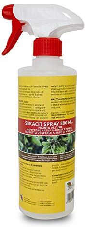 Bio A.L.T. Sekacit Fungicida Naturale Estratto Vegetale a Base di Mimosa Antiparassitario per la Protezione di Piante Ornamentali da Orto e Giardino Favorisce Nutrizione e Fioritura (Spray 500 Ml pronto uso)